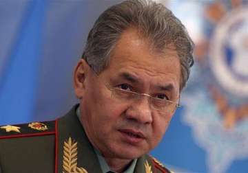 russian defence minister sergei shoigu meets modi