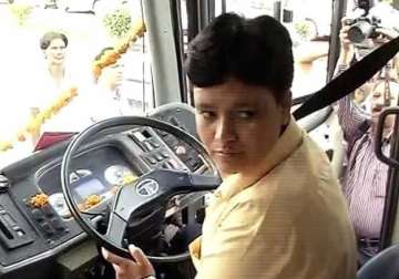dtc gets its first woman bus driver