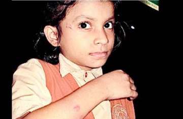 teacher thrashes 7 year old girl in mumbai suspended