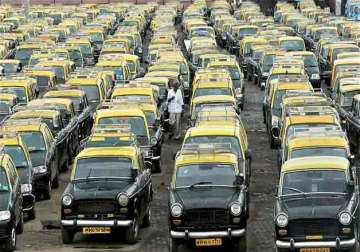 auto drivers on strike against cab aggregators junked hakim panel