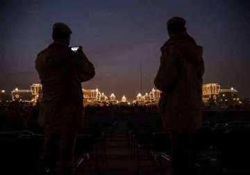 indian tunes dominate beating retreat ceremony