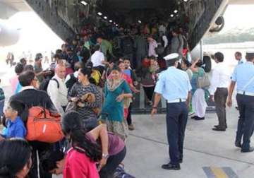 over 1 500 indians evacuated from quake hit nepal