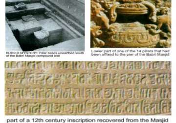 remnants of temple found beneath babri mosque muslim archaeologist