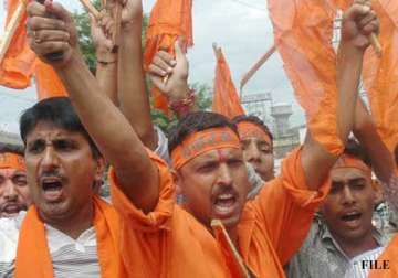 bajrang dal protests against love jihad term it as conspiracy