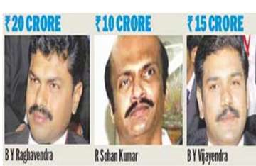 fearing yeddy s exit his sons son in law withdrew rs 45 cr from bank accounts in one month