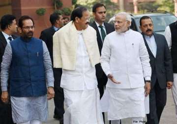 pm joins cabinet colleagues oppn leaders at sankranti milan