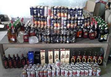 over 5000 liquor bottles seized ahead of delhi polls