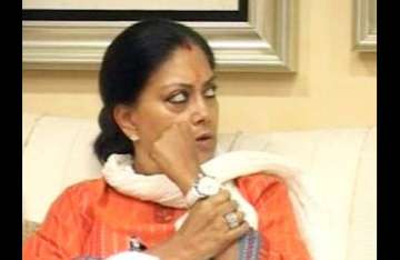 bjp mulls disciplinary action against vasundhara