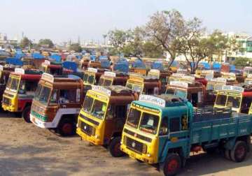 truckers strike hits transportation of goods in rajasthan