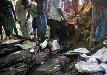 ndfb s militants kill 34 people in assam