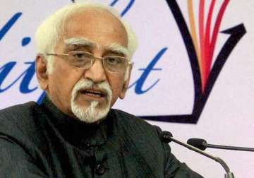 writers role critical in inducing sanity in society hamid ansari