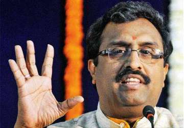 after attack on vice president ram madhav wants controversy to end