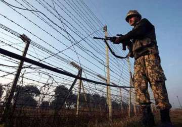after recent ceasefire violations by pakistani troops overnight exchange of fire along loc