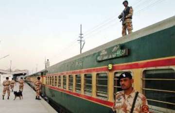 explosive hits india bound thar express no casualties