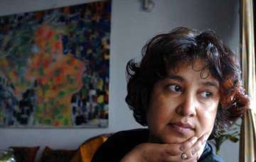 taslima nasreen gets threat from jihadis wants to meet rajnath singh