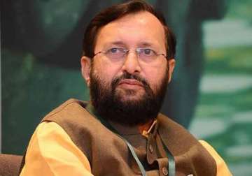 taking serious note of channels blackout in telangana javadekar