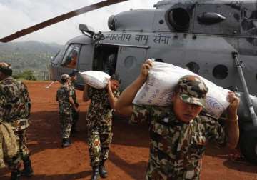 nepal quake largest ever disaster relief operation by india