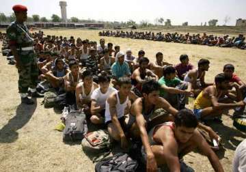 army recruitment rally in j k attracts 20 000 youth for 55 posts