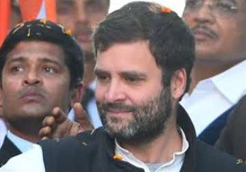 rahul gandhi returns from europe to hold meeting today