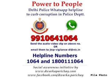 delhi traffic police launch new whatsapp helpline