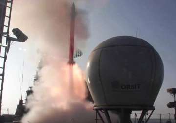 indian navy successfully test fires surface to air missile barak 8