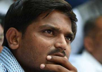 hardik patel stopped from meeting gujarat minister of state for home