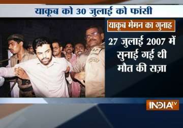 mumbai blast convict yakub memon to be hanged on july 30