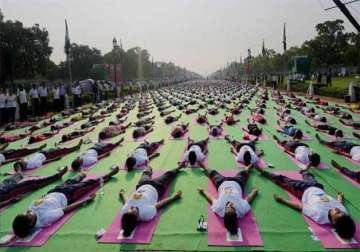 only 35 out of 84 lakh asanas for big yoga day
