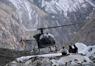 mortal remains of 9 deceased soldiers reach siachen base camp