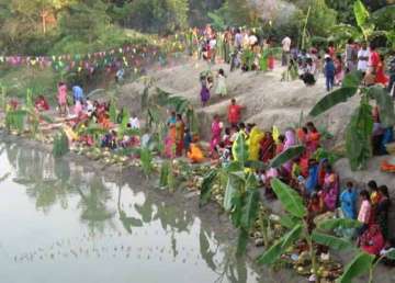 pm narendra modi greets people on chhath puja