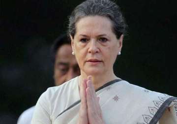 land bill govt terms sonia s stand as mere grandstanding