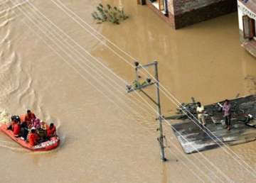 water level in flood affected areas of j k continues to recede