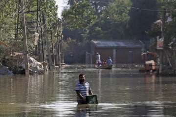 90 per cent area in srinagar dewatered