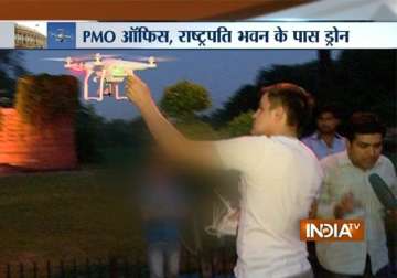 exclusive foreign national flying drone near parliament creates security scare video