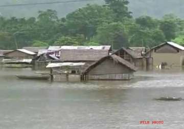 assam flooded after heavy rains three dead