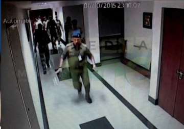 cctv footage show cisf personnel vandalising airport property