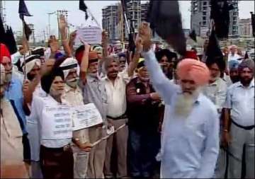 ex servicemen protest in mohali over orop delay