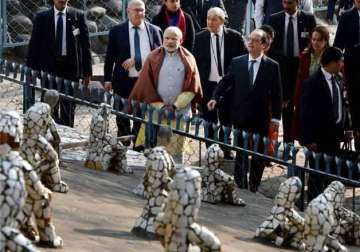 rock garden creator s son asked to leave before pm s arrival