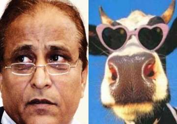 lucknow activist awards rs.100 to cops for arresting azam khan s buffalo thief