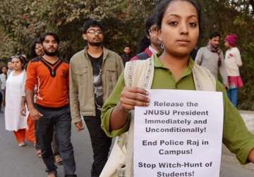 look out notice issued for 3 jnu students over afzal guru event