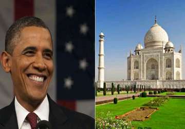 obama may depart india directly from agra after taj visit