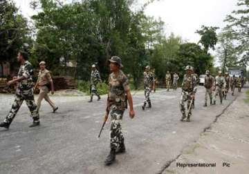 curfew in four assam police stations