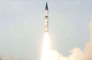 nuclear capable agni ii missile successfully test fired