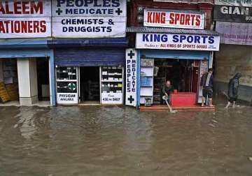flood alert sounded in kashmir valley