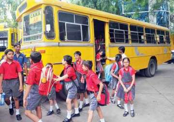 schools asked to install cctv gprs in buses with female attendant