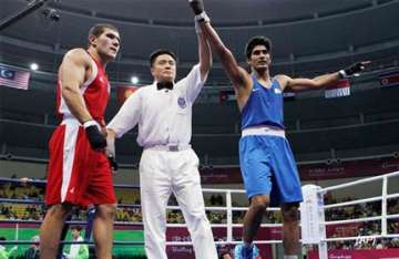 vijender knocks off historic 2nd asiad boxing gold for india