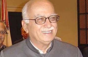 is the emergency back writes advani in his blog