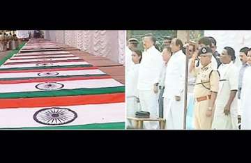 leaders pay last respects to jawans killed in naxal attack