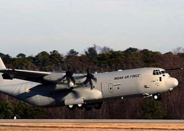 indian air force plane brings back 55 stranded indians
