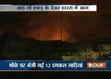 major fire breaks out at tata motor s warehouse in pune